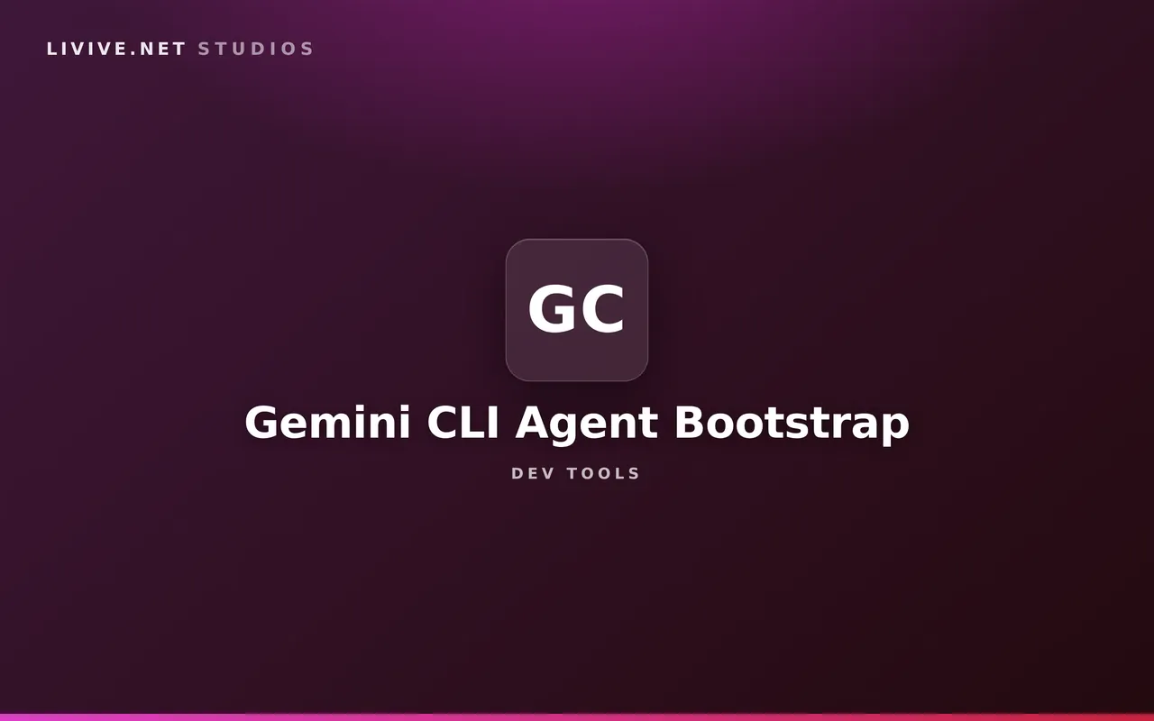 Gemini CLI Agent Bootstrap — Persistent instructions, directives and memory for the Gemini CLI agent