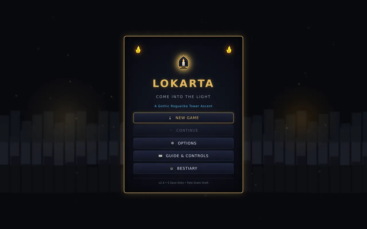 Lokarta — Come Into The Light — a retro 2D roguelike dungeon crawler in the browser