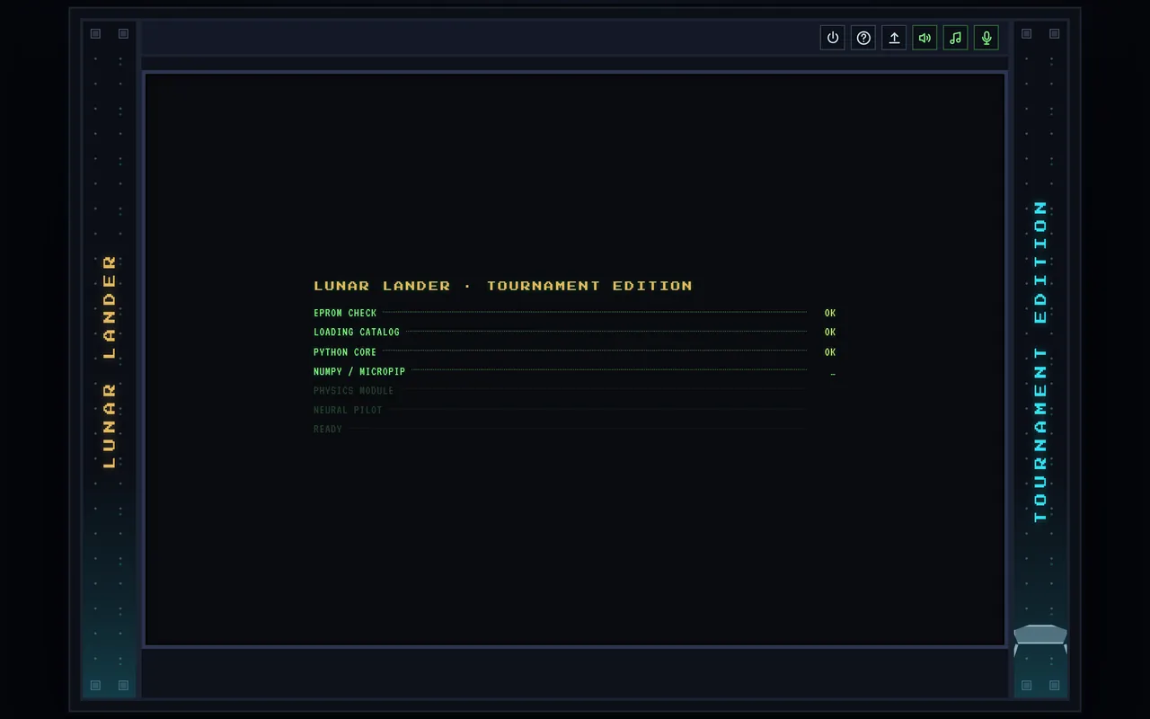 LunarLander Policy Lab — Playable LunarLander arcade with trained RL policy pilots in the browser